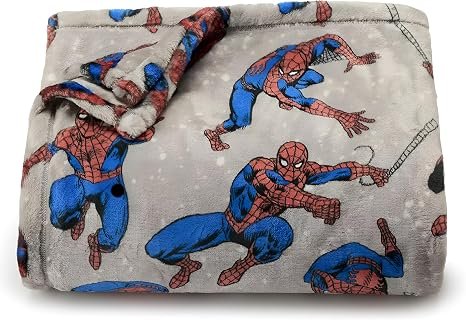 The Big One Plush Throw – Gray Super Hero