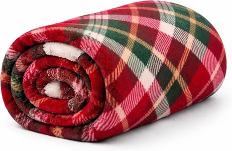 The Big One Plush Throw – Bias Plaid