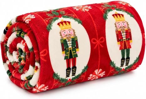 The Big One Oversized Plush Throw – Nutcracker